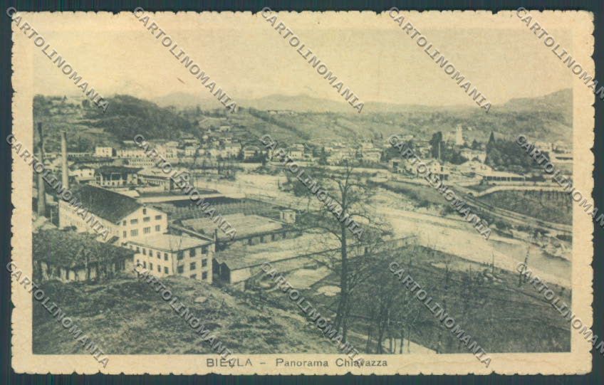Biella Città PIEGHINE cartolina ZT5355 – fronte
