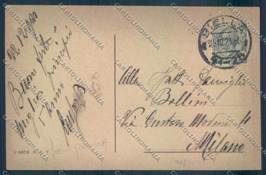 Biella Città PIEGHINA cartolina ZT5368 – retro