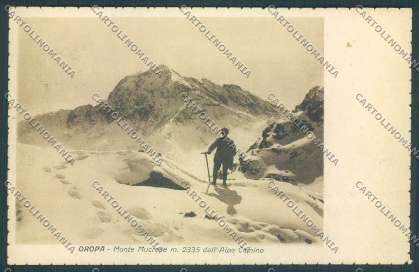 Biella Oropa Monte Mucrone Alpinismo cartolina ZT5374 – fronte