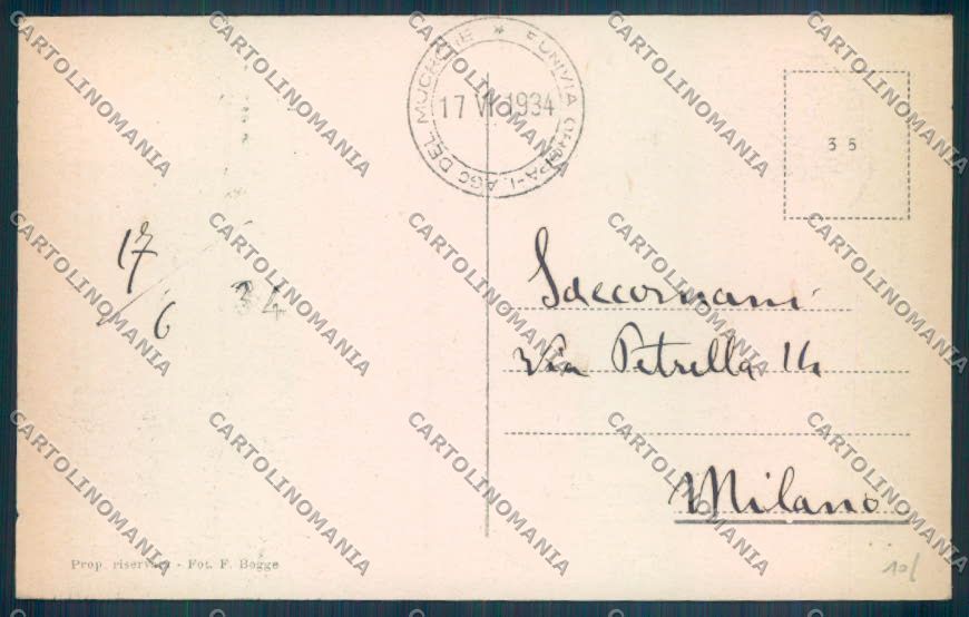 Biella Oropa Funivia Lago Mucrone cartolina ZT5377 – retro