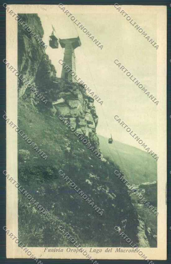 Biella Oropa Funivia Lago Mucrone cartolina ZT5379 – fronte