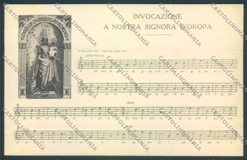 Biella Oropa cartolina ZT5387 – fronte