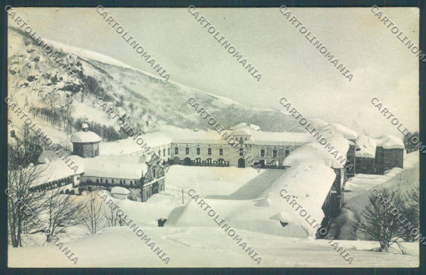 Biella Oropa Nevicata cartolina ZT5388 – fronte