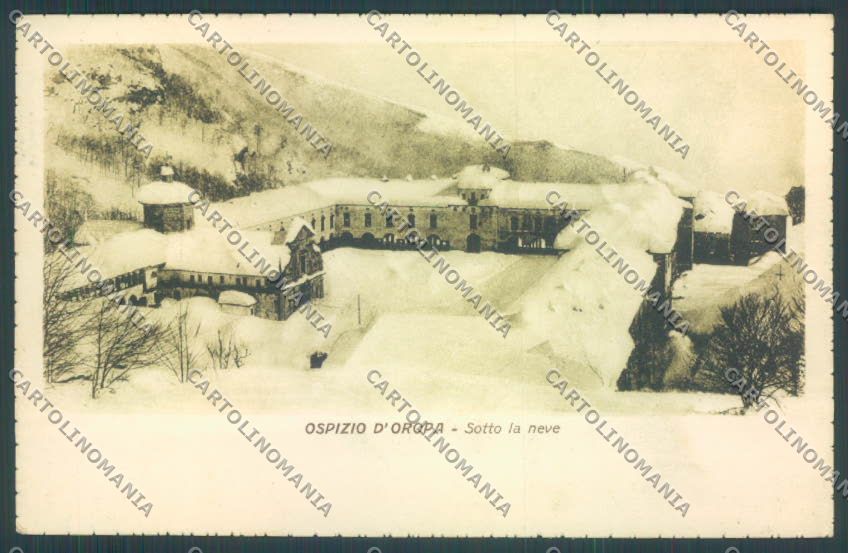 Biella Oropa Nevicata cartolina ZT5394 – fronte
