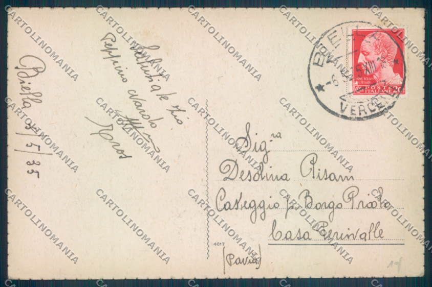 Biella Oropa cartolina ZT5401 – retro