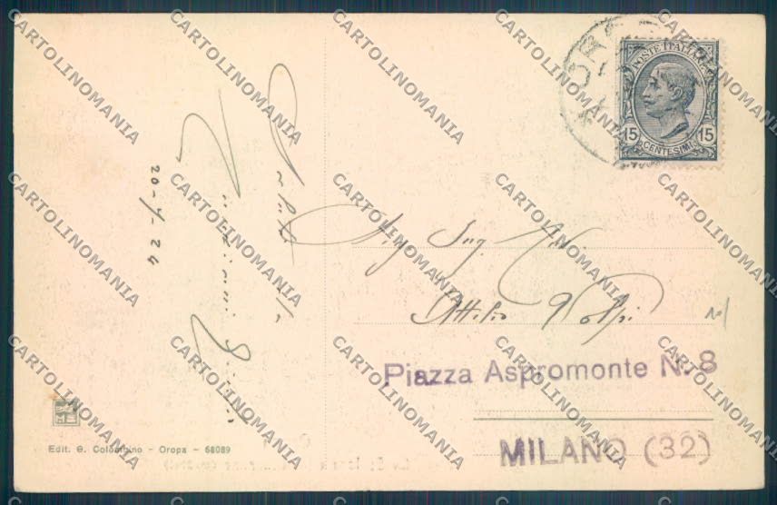 Biella Oropa cartolina ZT5411 – retro