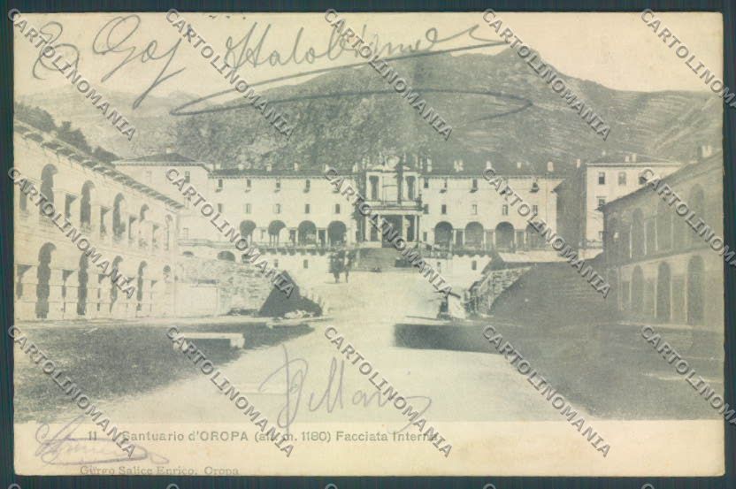 Biella Oropa cartolina ZT5417 – fronte