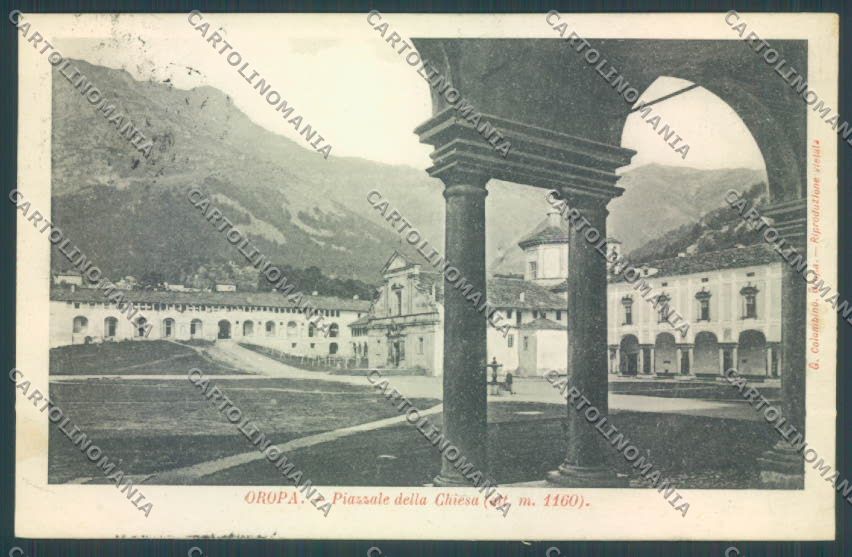 Biella Oropa cartolina ZT5429 – fronte