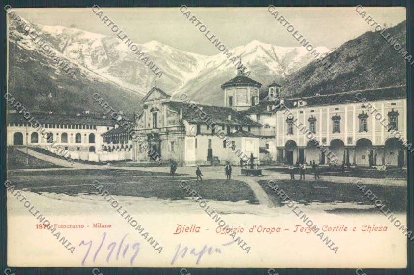 Biella Oropa cartolina ZT5430 – fronte