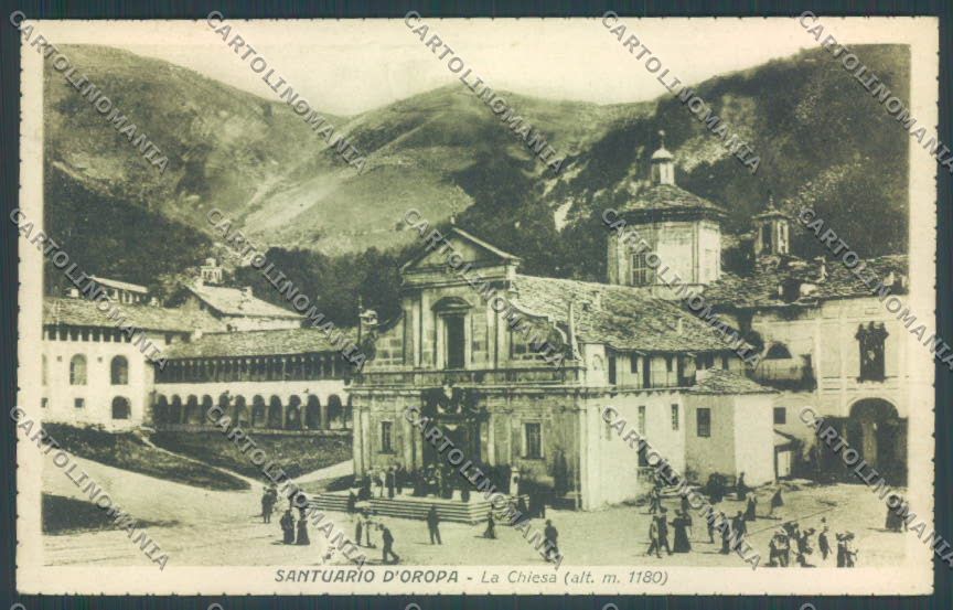 Biella Oropa cartolina ZT5442 – fronte