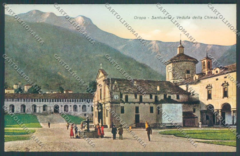 Biella Oropa cartolina ZT5443 – fronte
