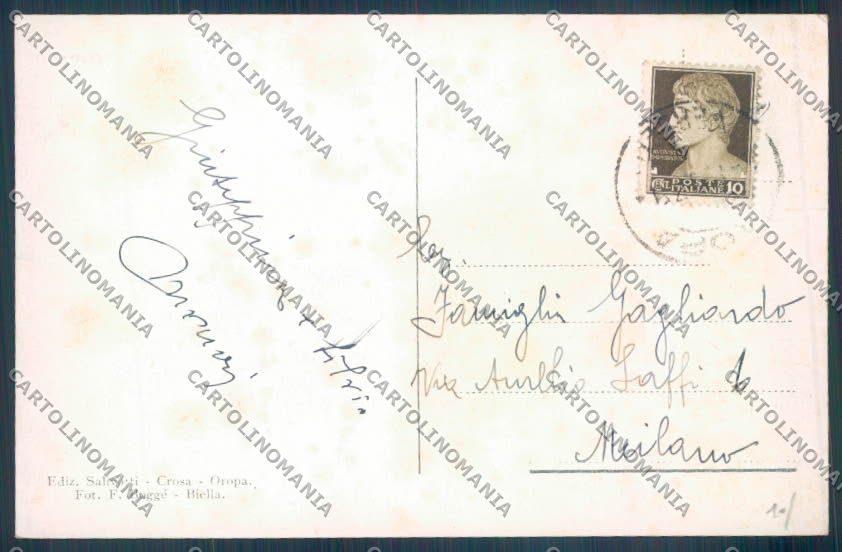 Biella Oropa cartolina ZT5443 – retro