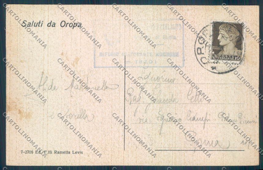 Biella Oropa cartolina ZT5445 – retro