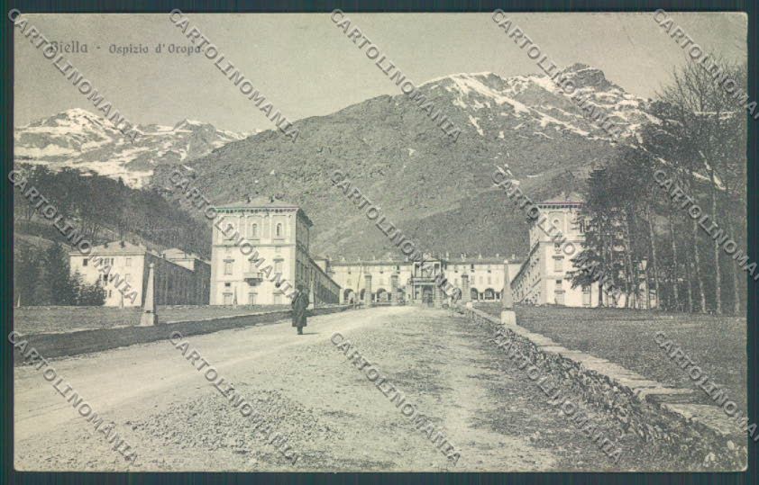 Biella Oropa PIEGA cartolina ZT5448 – fronte