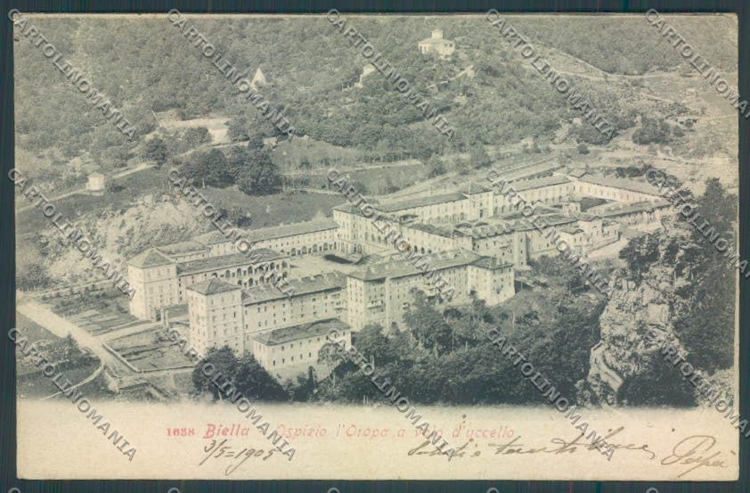 Biella Oropa cartolina ZT5455 – fronte