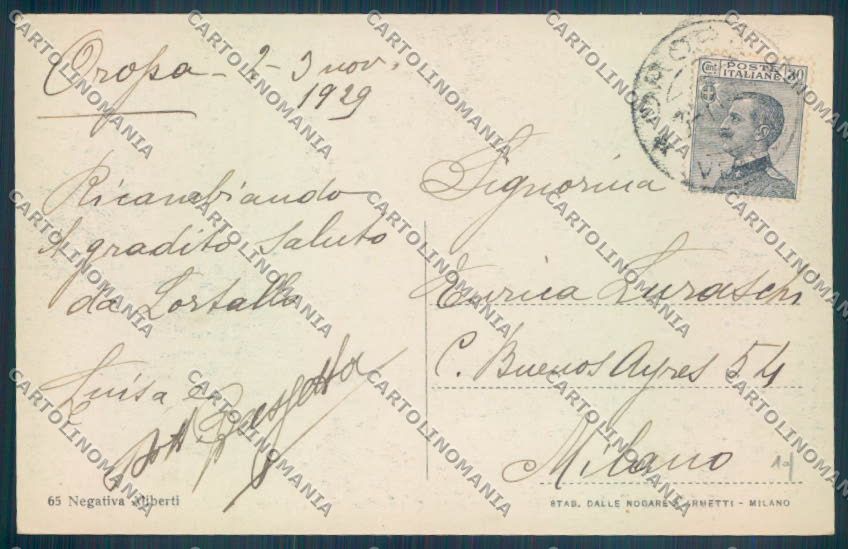 Biella Oropa cartolina ZT5466 – retro