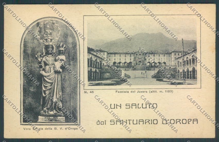 Biella Oropa Saluti da cartolina ZT5467 – fronte