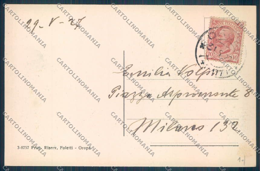 Biella Oropa cartolina ZT5471 – retro