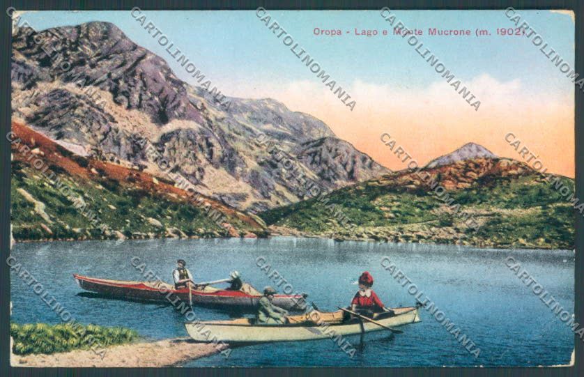 Biella Oropa Lago Mucrone cartolina ZT5483 – fronte
