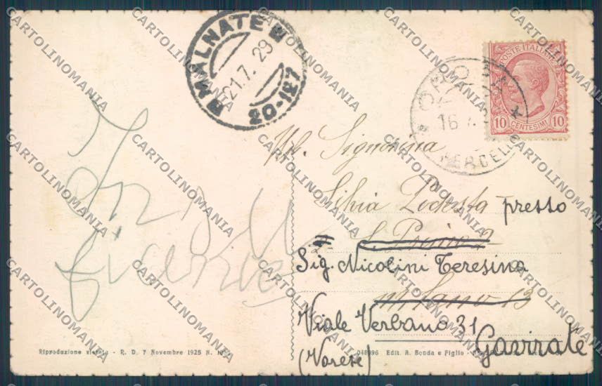 Biella Oropa cartolina ZT5484 – retro