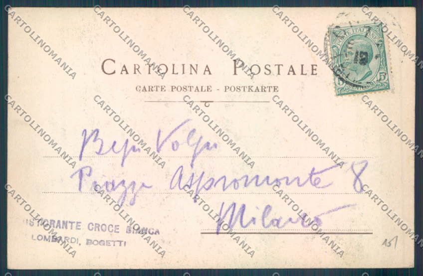 Biella Oropa cartolina ZT5495 – retro