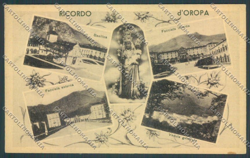Biella Oropa cartolina ZT5504 – fronte