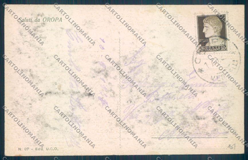 Biella Oropa cartolina ZT5504 – retro