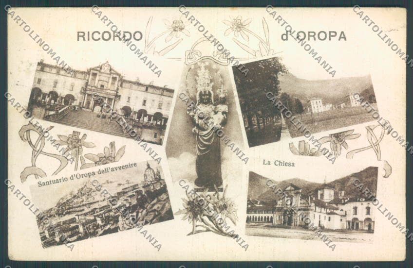 Biella Oropa PIEGHINA cartolina ZT5506 – fronte