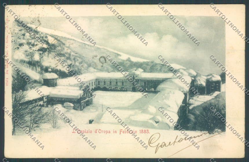 Biella Oropa cartolina ZT5509 – fronte