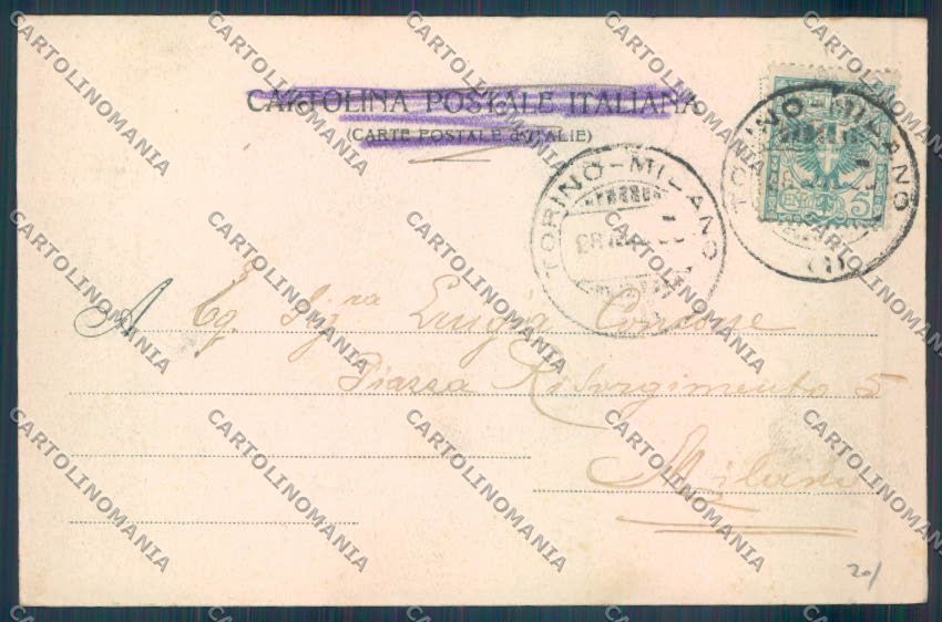 Biella Oropa cartolina ZT5535 – retro