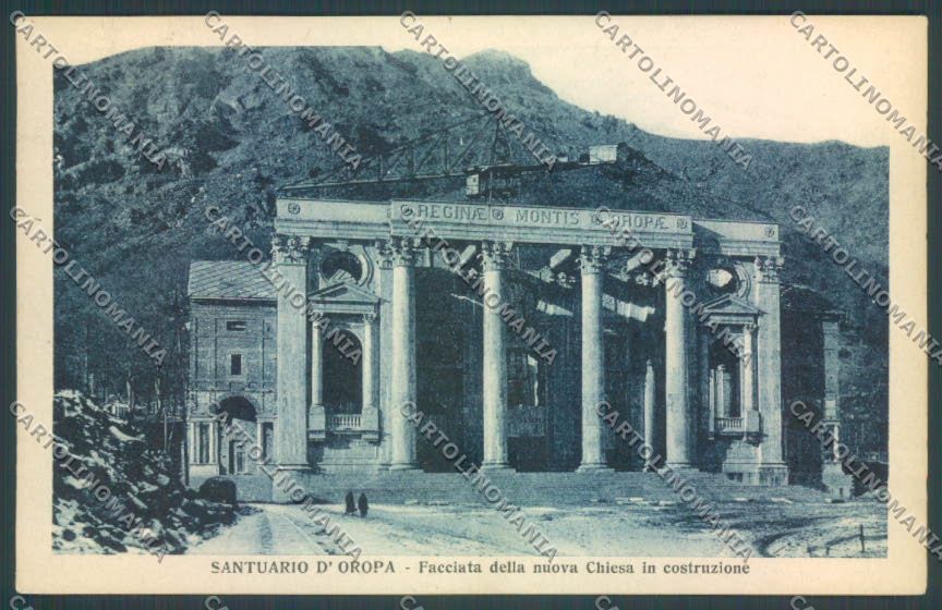 Biella Oropa cartolina ZT5538 – fronte