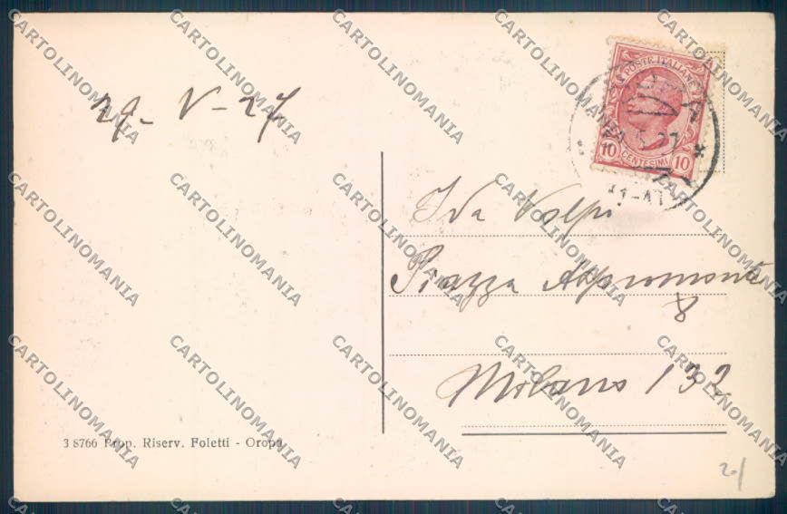 Biella Oropa cartolina ZT5538 – retro