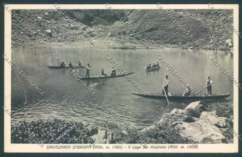 Biella Oropa Lago Mucrone cartolina ZT5544 – fronte