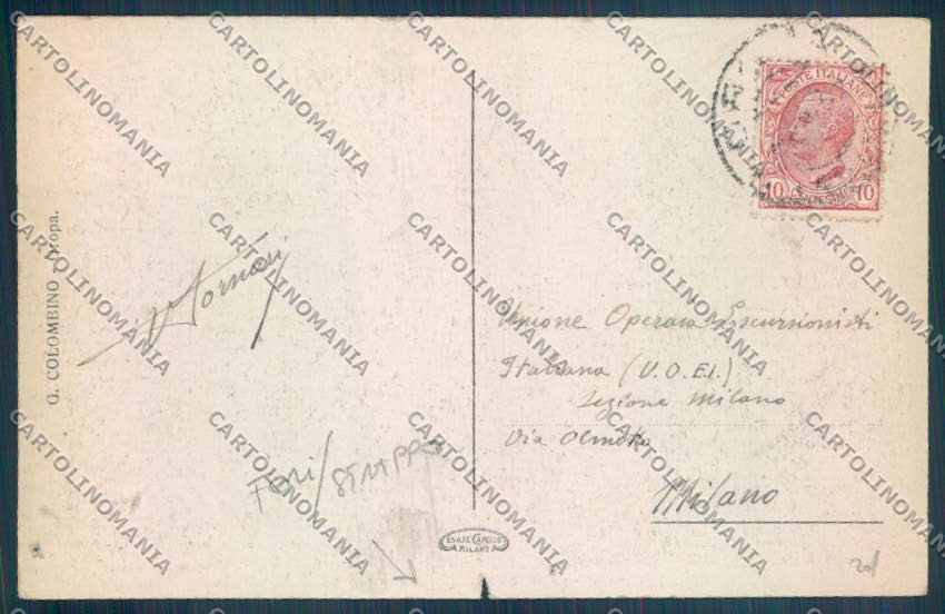 Biella Oropa FORI Lago Mucrone STRAPPO cartolina ZT5545 – retro