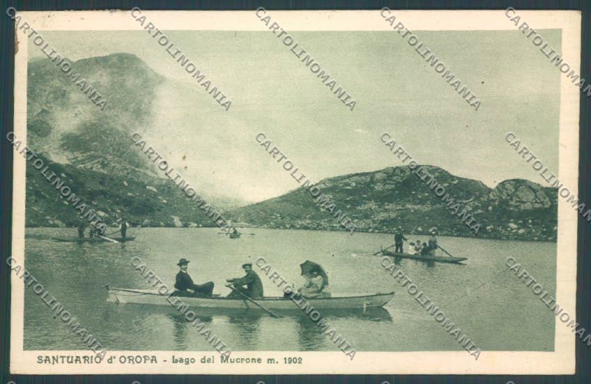 Biella Oropa Lago Mucrone cartolina ZT5546 – fronte