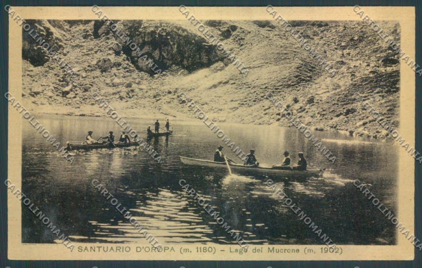 Biella Oropa Lago Mucrone cartolina ZT5548 – fronte