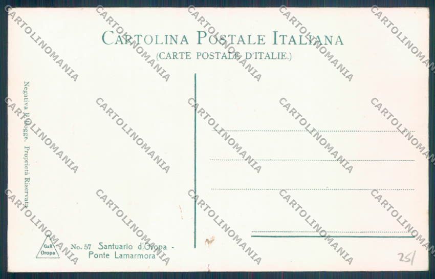 Biella Oropa cartolina ZT5552 – retro