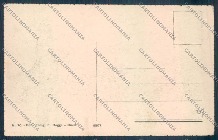 Biella Oropa Rifugio Rosazza cartolina ZT5557 – retro