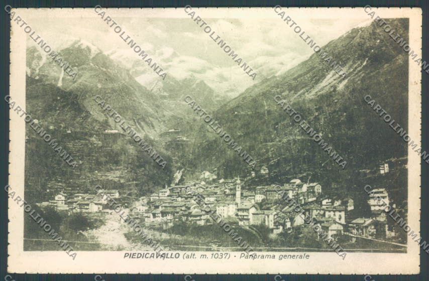 Biella Piedicavallo PIEGA cartolina ZT5572 – fronte