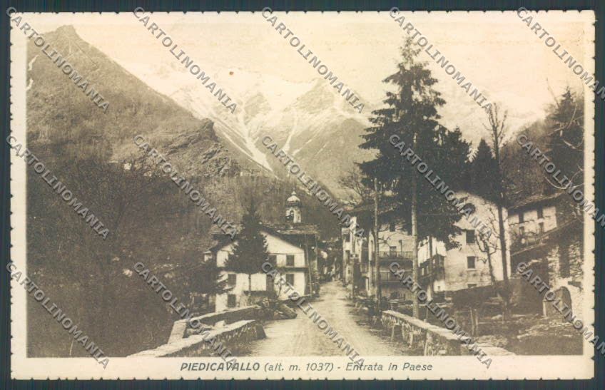 Biella Piedicavallo cartolina ZT5577 – fronte