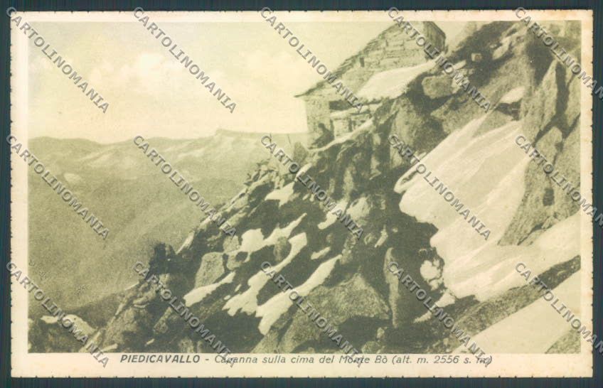 Biella Piedicavallo Rifugio Monte Bò cartolina ZT5578 – fronte