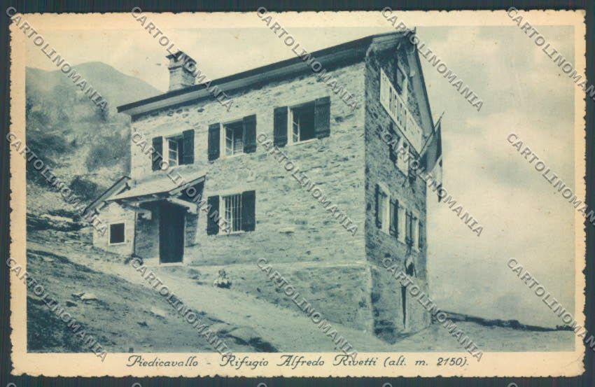 Biella Piedicavallo Rifugio Rivetti cartolina ZT5582 – fronte