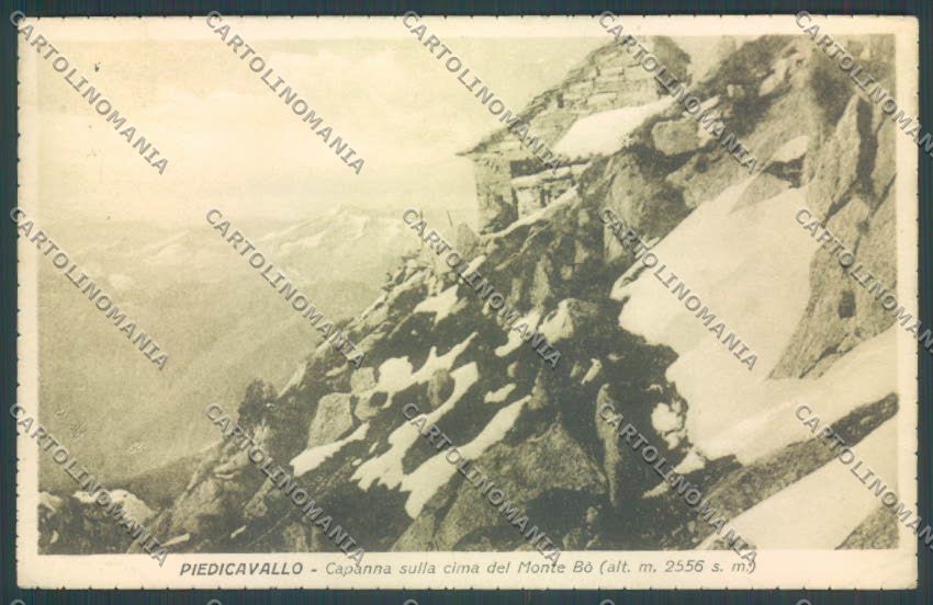 Biella Piedicavallo Rifugio Monte Bò cartolina ZT5583 – fronte