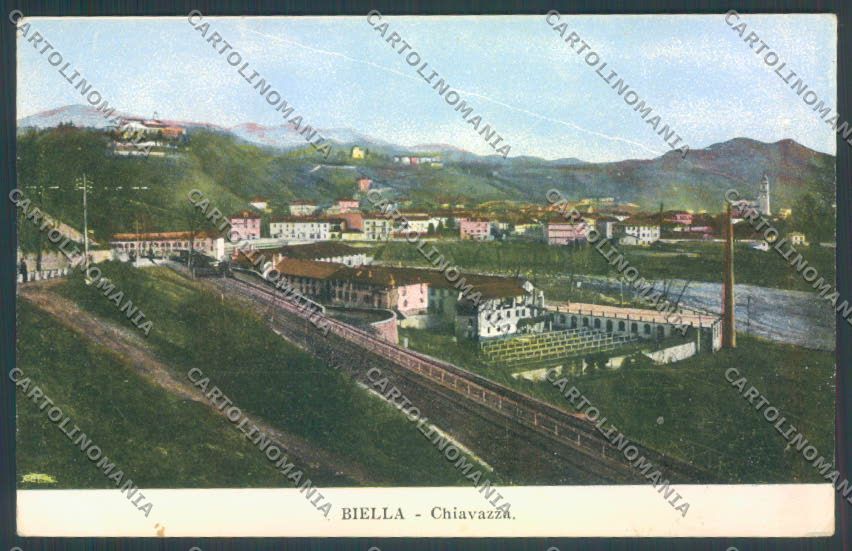 Biella Chiavazza cartolina ZT5586 – fronte