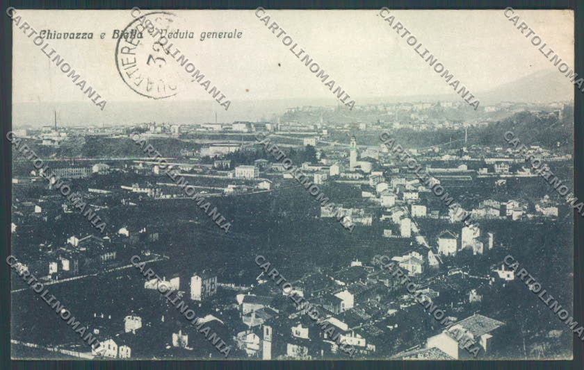 Biella Chiavazza cartolina ZT5587 – fronte