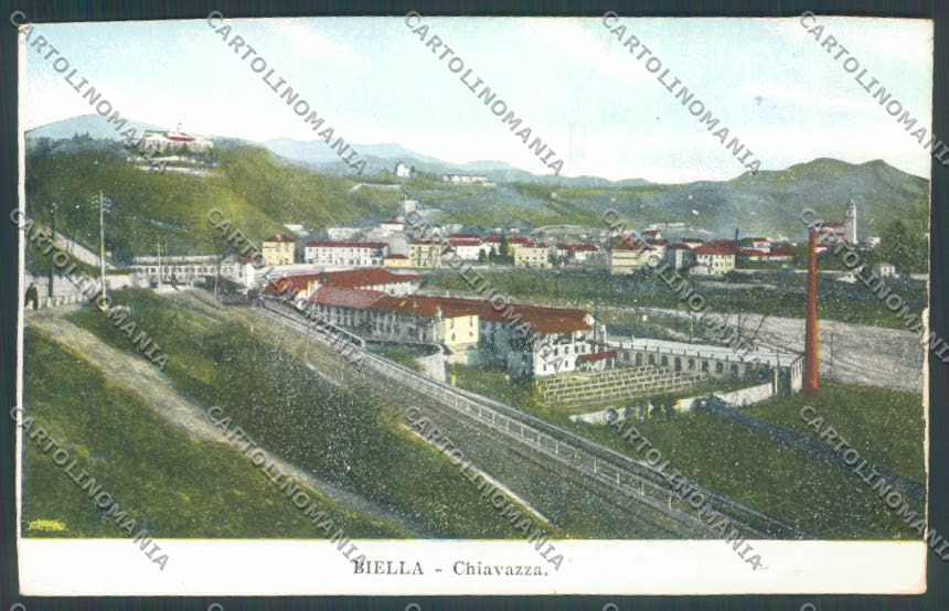 Biella Chiavazza cartolina ZT5589 – fronte