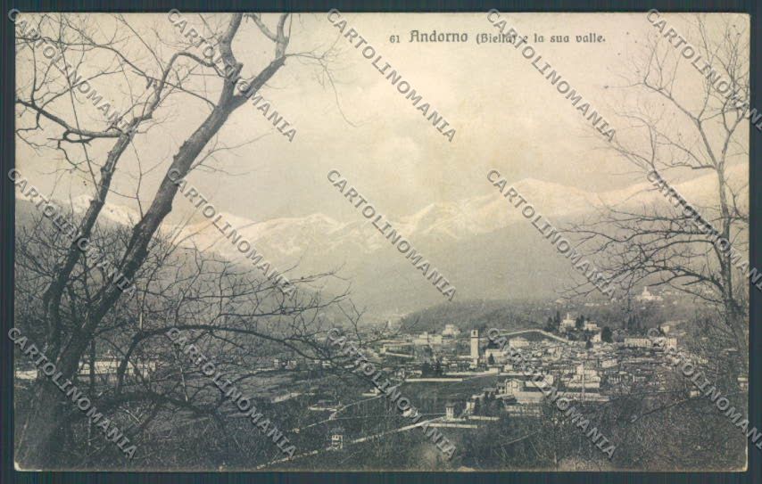Biella Andorno Micca cartolina ZT5592 – fronte