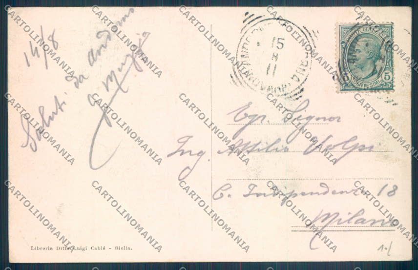 Biella Andorno Micca cartolina ZT5592 – retro