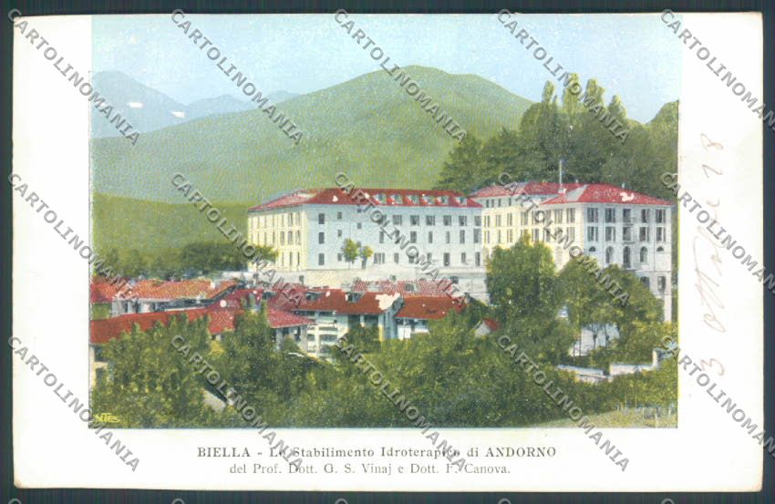 Biella Andorno Micca ABRASA cartolina ZT5599 – fronte