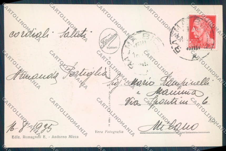 Biella Andorno Micca Foto cartolina ZT5601 – retro